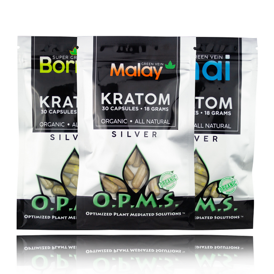Buy OPMS Silver Kratom Online | Capsules & Powder at Fully Kratom