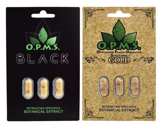 Buy Premium OPMS Kratom Extracts Online | Gold & Black Capsules at FullyKratom.com