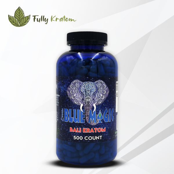 Blue Magic Red Bali Kratom Capsules