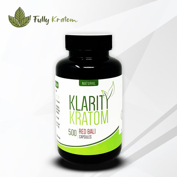 Klarity Kratom Red Bali Capsules