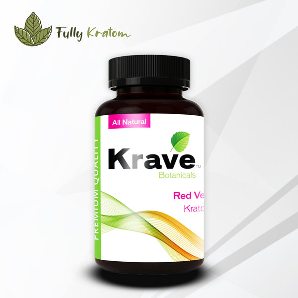 Krave Red Vein Kratom Capsules