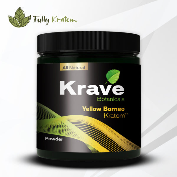 Krave Yellow Borneo Kratom Powder