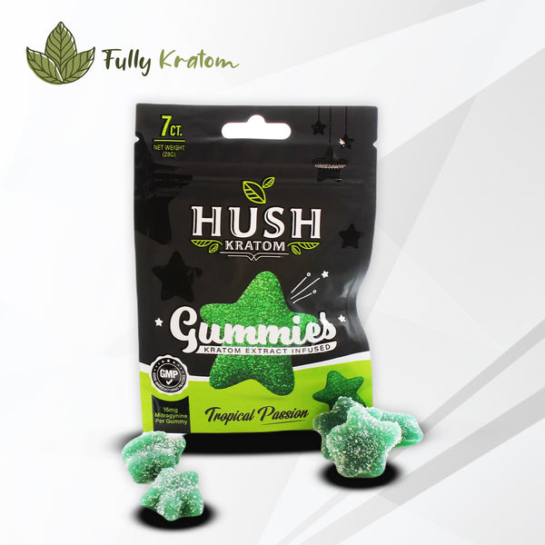 Hush Kratom Extract Infused Gummies - 7 Caps