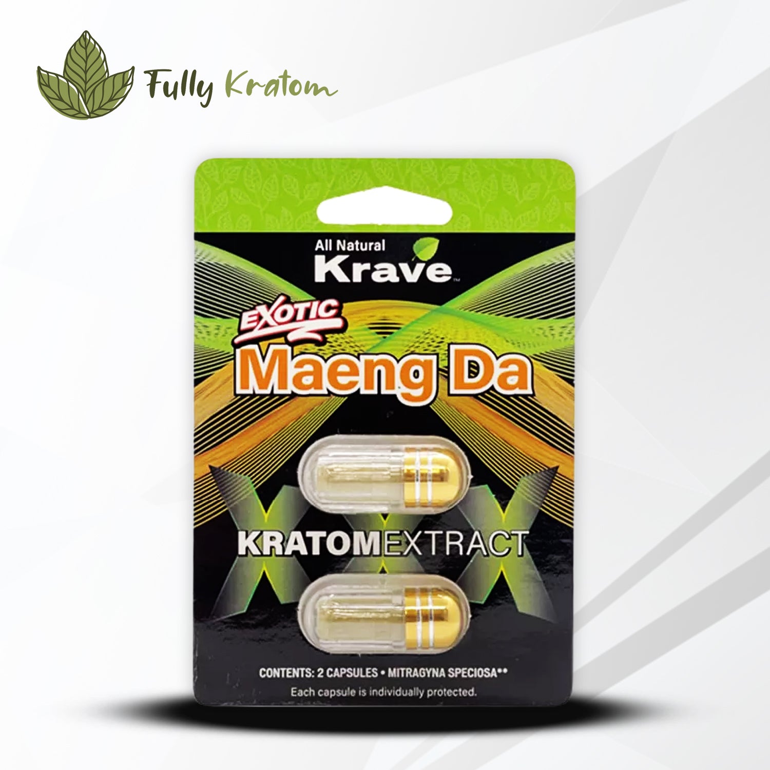 Krave Maeng Da Kratom Extract Capsule – 2 Caps