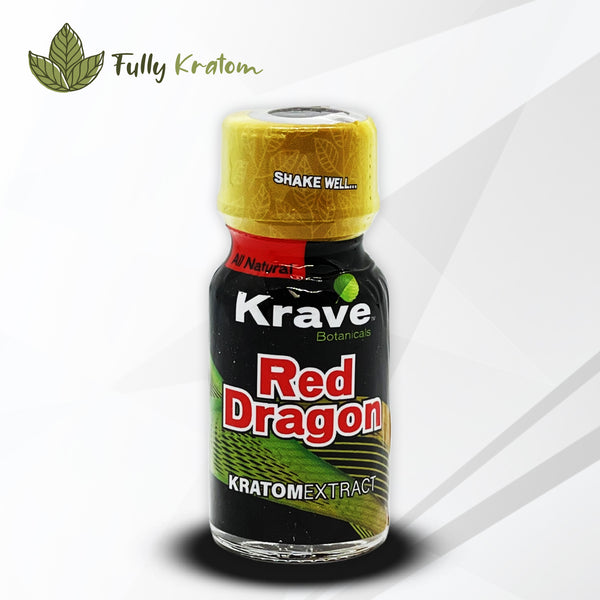 Krave Red Dragon Kratom Extract Liquid Shot